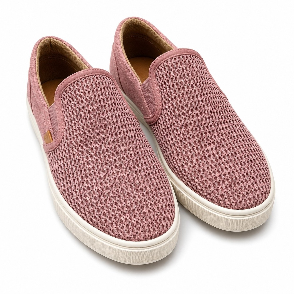 OLUKAI "Pehuea" Slip-On Sneaker Womens Sz 9 Dusty Rose Mesh Upper Comfort Casual
